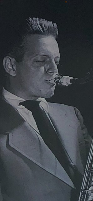 Bob Graf playing saxophone